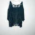 Free People lace cold shoulder blouse si