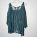 Free People lace cold shoulder blouse si