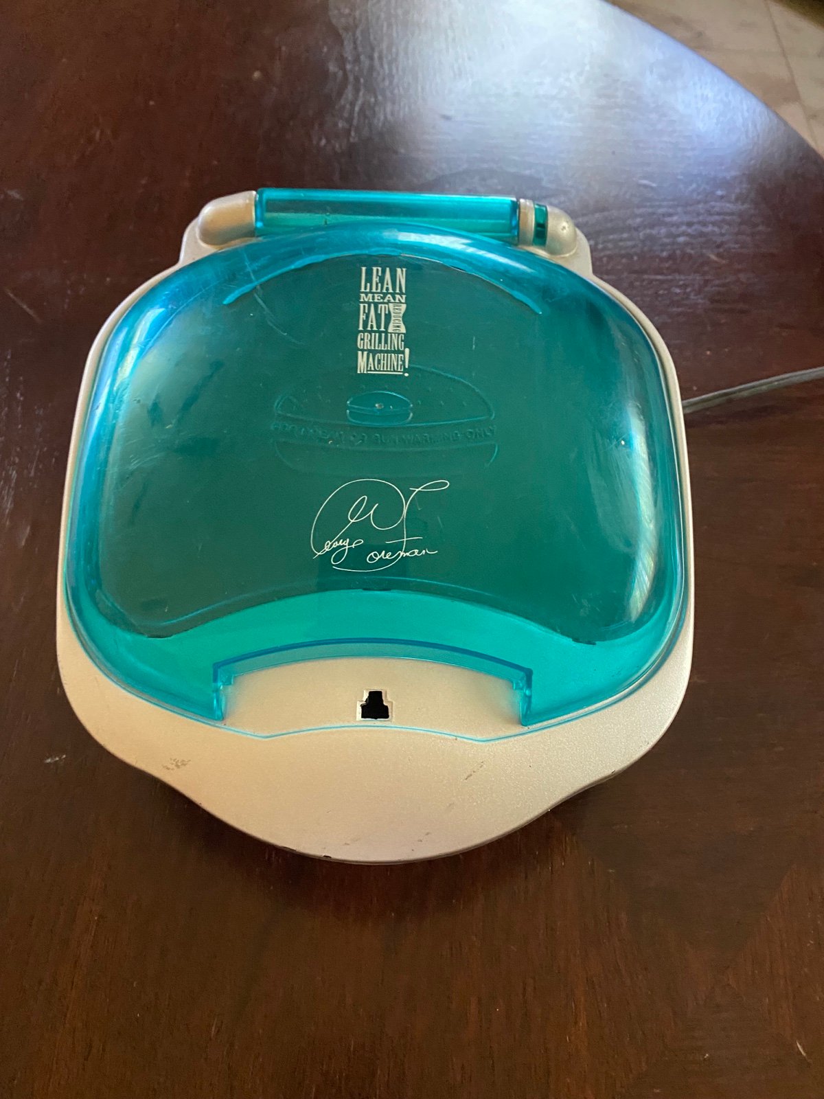 George Foreman grill for burgers