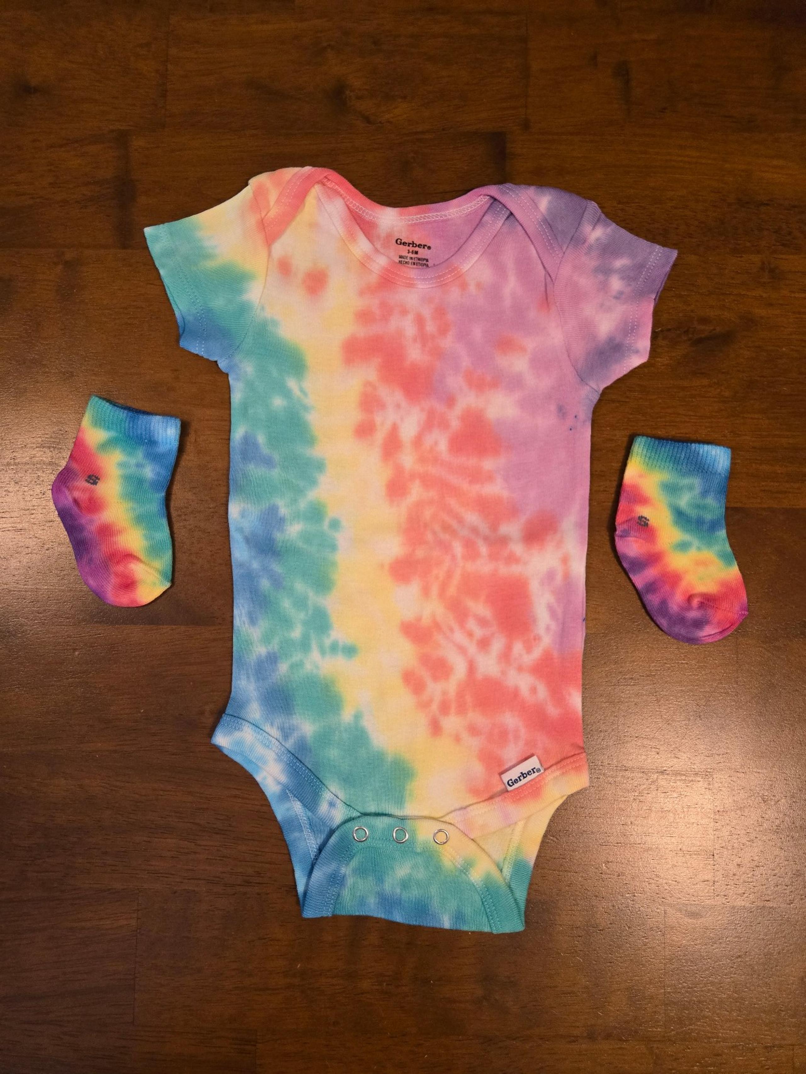 Tie Dye Onesie Set 3-6 mo