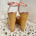 Sophia Webster flamingo wood wedges 40