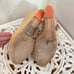 Sophia Webster flamingo wood wedges 40