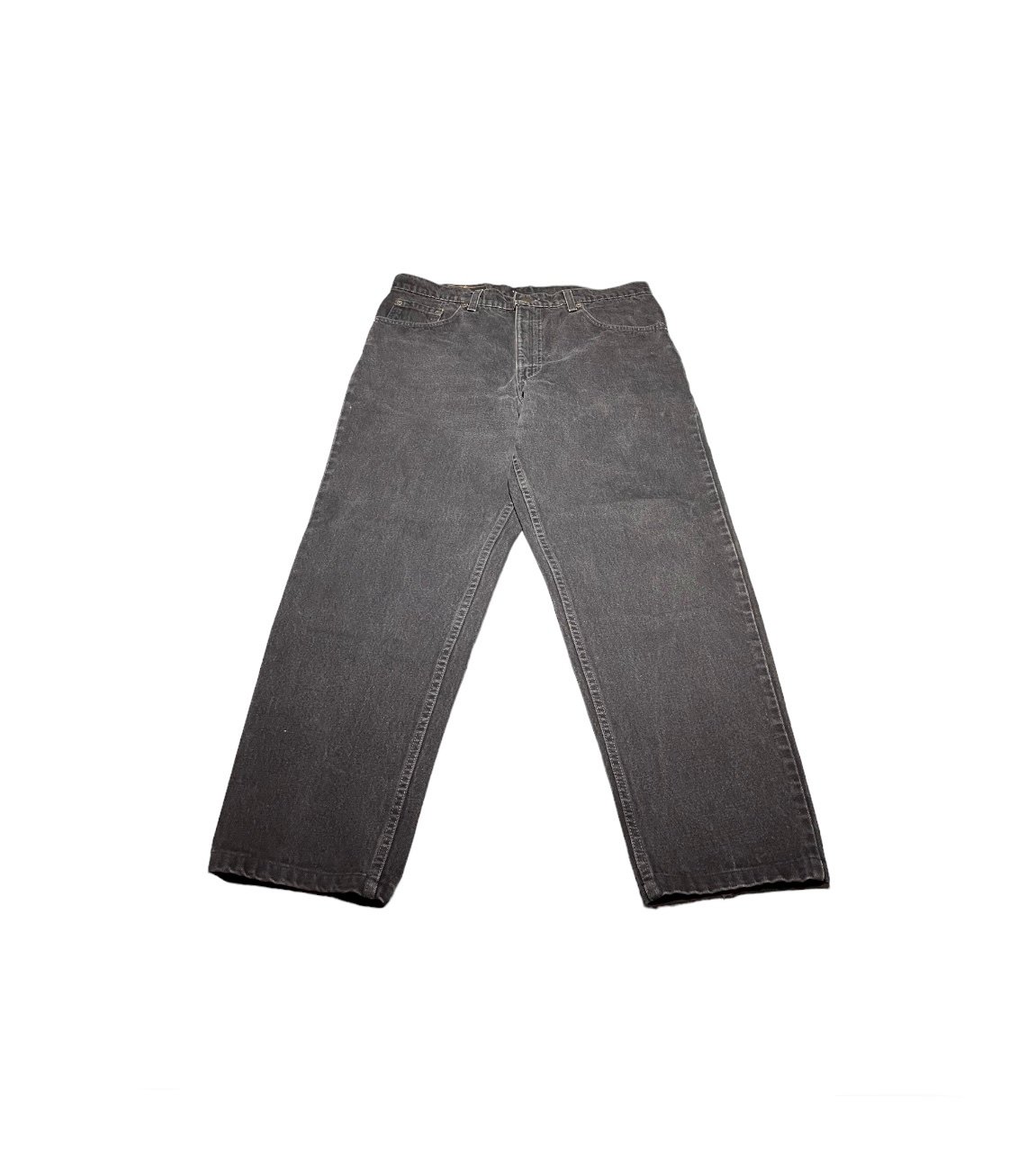 Vintage 1996 Levi’s 550 relaxed fit tapered leg black jeans size 38x30