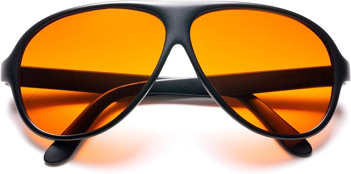 Black Aviator Sunglasses,Blocks 100% of Blue Light-TLM5
