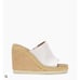 Vince Camuto Brissia Wedge Mule Size 6 White NWOB