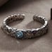 S925 designer multicolor Gemstones bangle