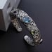 S925 designer multicolor Gemstones bangle