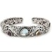S925 designer multicolor Gemstones bangle
