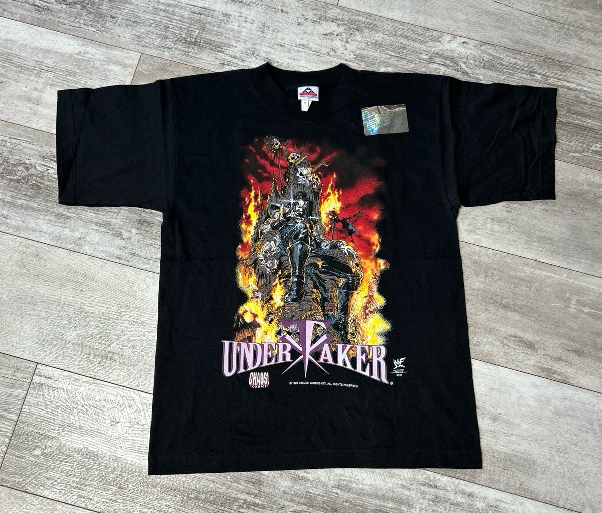 Super Dope Rare Vintage Deadstock UnderTaker WWF 1999