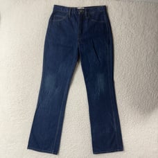 Frame Jeans Womens 27 Le Italien Pixie Flare High Rise Rigid Denim Vintage Blue