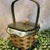 2009 Longaberger St Patrick Lucky Wish Basket Set