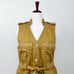 Anthropologie Elevenses Embroidered Belted Cargo Vest