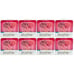 8-Piece Set STASHER Raspberry Reusable Food/ Sandwhich Storage Bags, 7.5 x7 x1