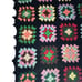 Vintage Afghan Crochet Knit Granny Square Throw Lap Handmade Blanket 73 X 45