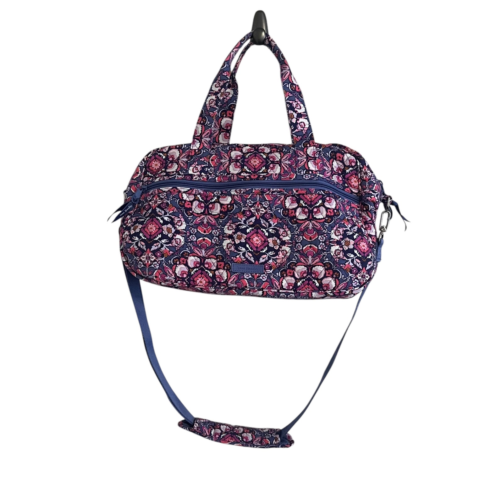 Vera Bradley Compact Traveler Bag Magenta Medallion