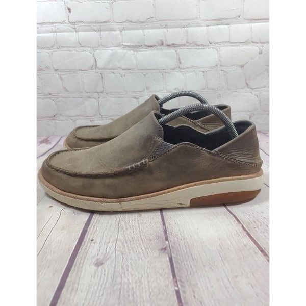 OluKai Kalia Leather Slip-on Loafers Mens Size 10