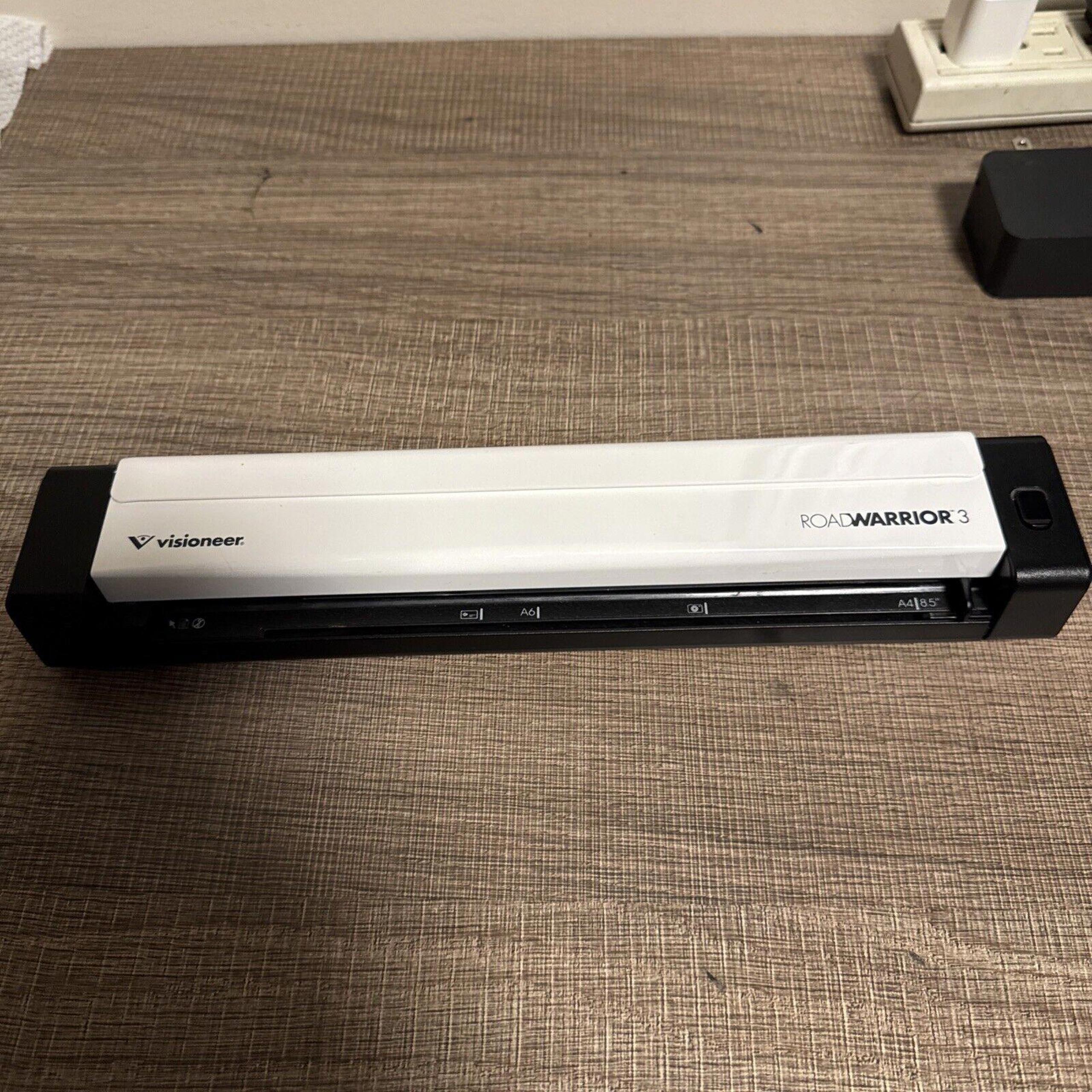 Visioneer RoadWarrior 3 Simplex Mobile Document Scanner for PC and Mac  TESTED