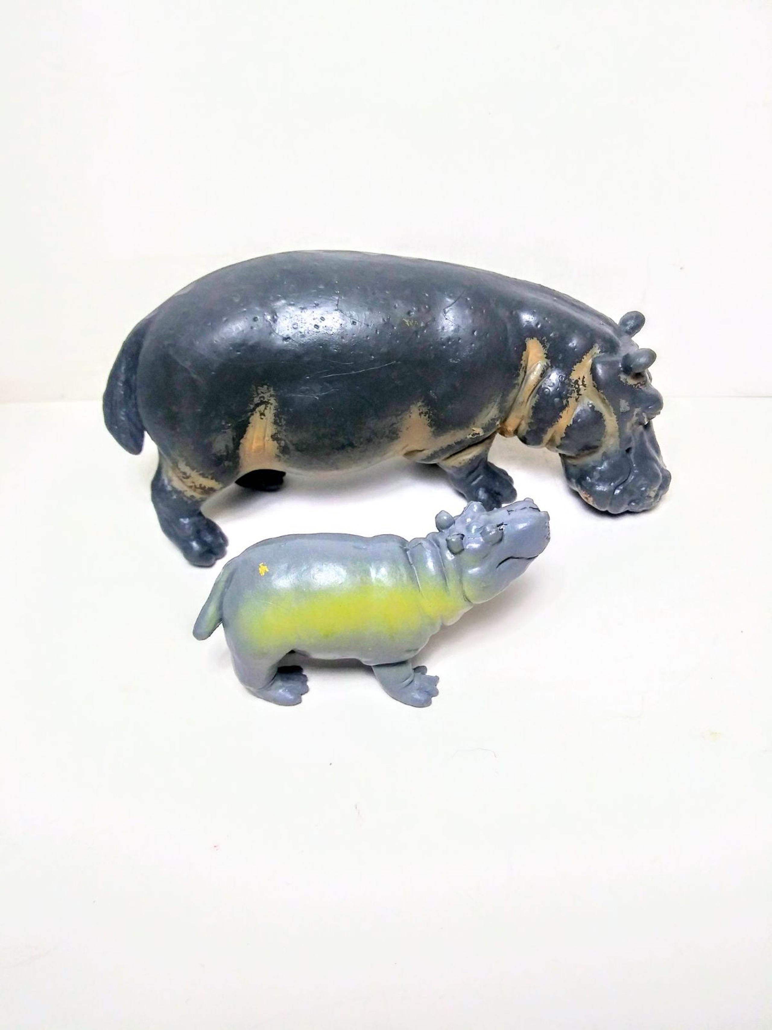 Schleich & Safari LTD Animals Hippos Toy