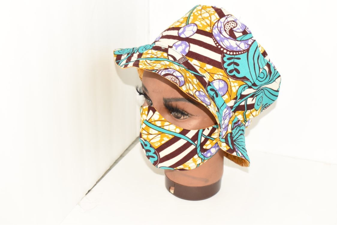 Bucket hat and mask