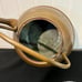 Antique O’ Clock Copper Tea Pot on Wrought Iron Stand