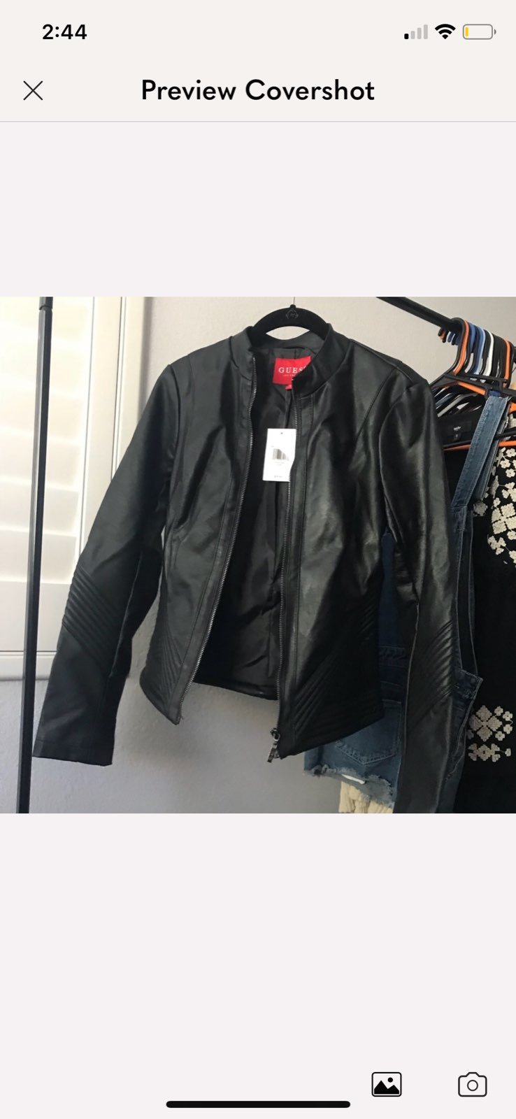 Guess Faux Leather Jacket