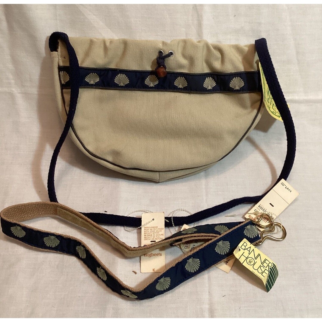 Banner House Bermuda Bag Handbag Purse & Matching Belt New With Tags Vintage USA
