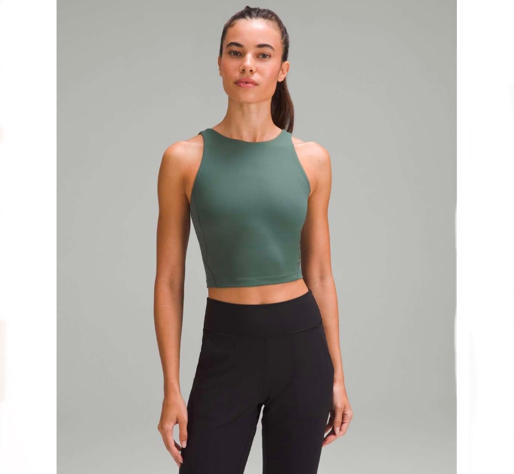 Lululemon Align High Neck Tank Sz 4 Dark Forest