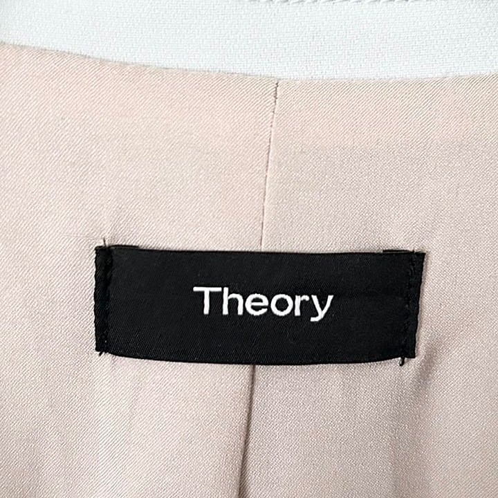 Theory Staple One Button Blazer Jacket in Classic Crepe