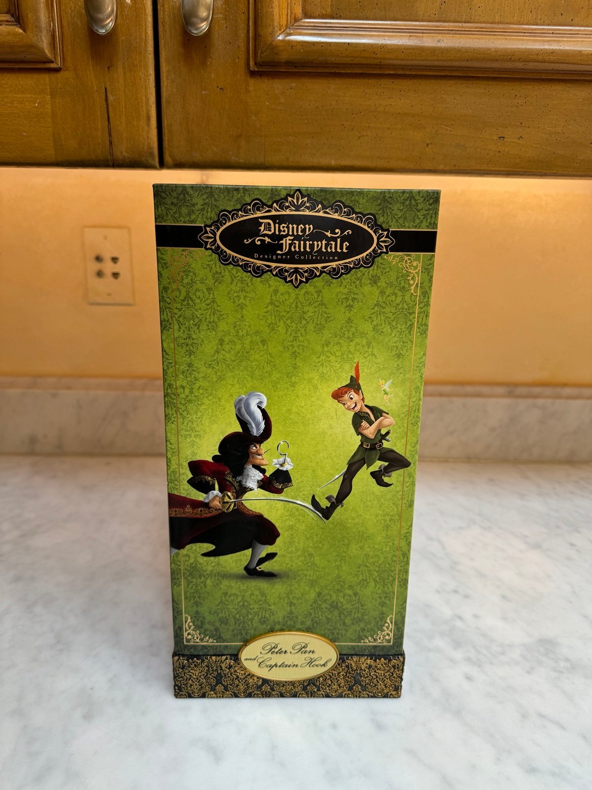 Disney limited edition Peter Pan and captain hook dolls