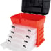 Storage Tool Box - Portable Multipurpose Organizer With Main Top Compartment and