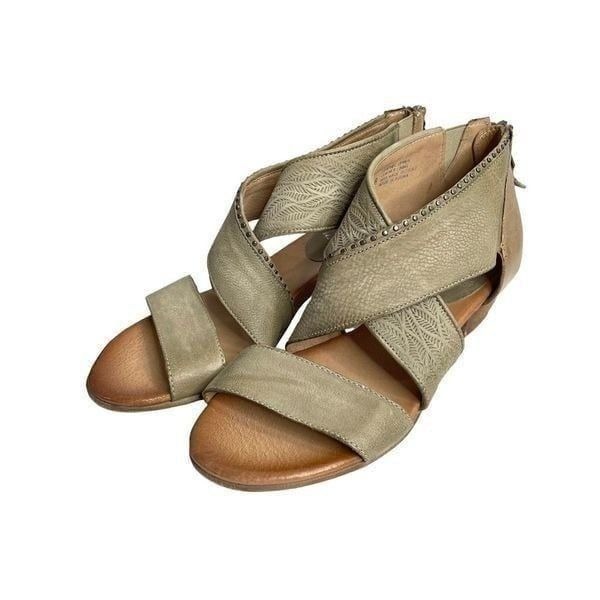 NEW Miz Mooz Candace leather criss sandals Size 38