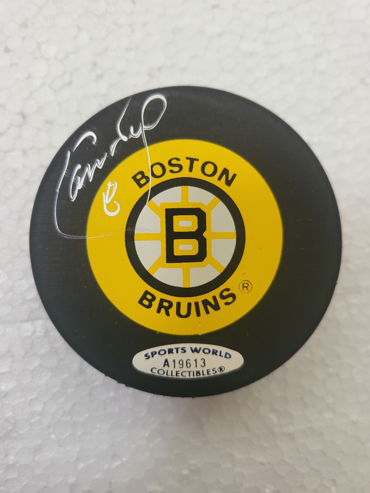Cam Neely signed puck