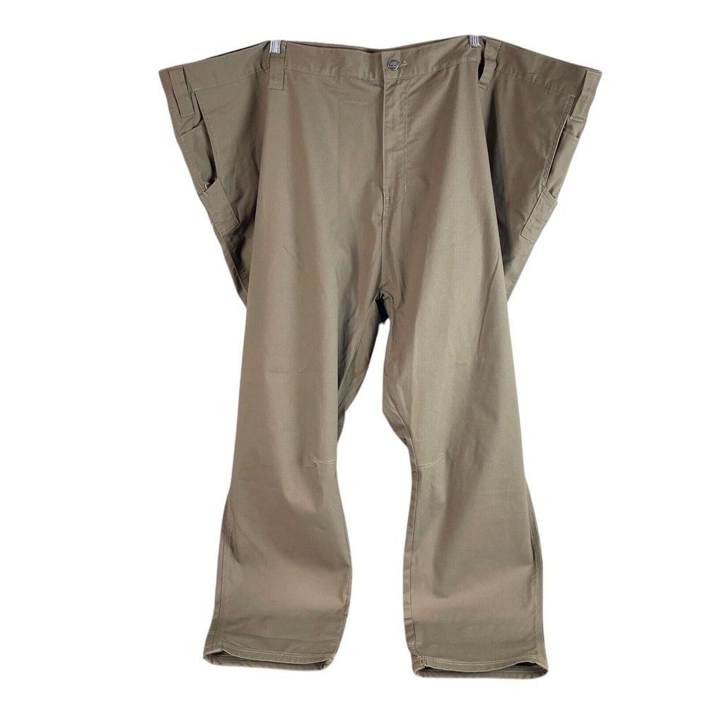 NEW Berne Mens Highland Flex Ripstop Straight Leg Work Pants 58x30 Putty Brown