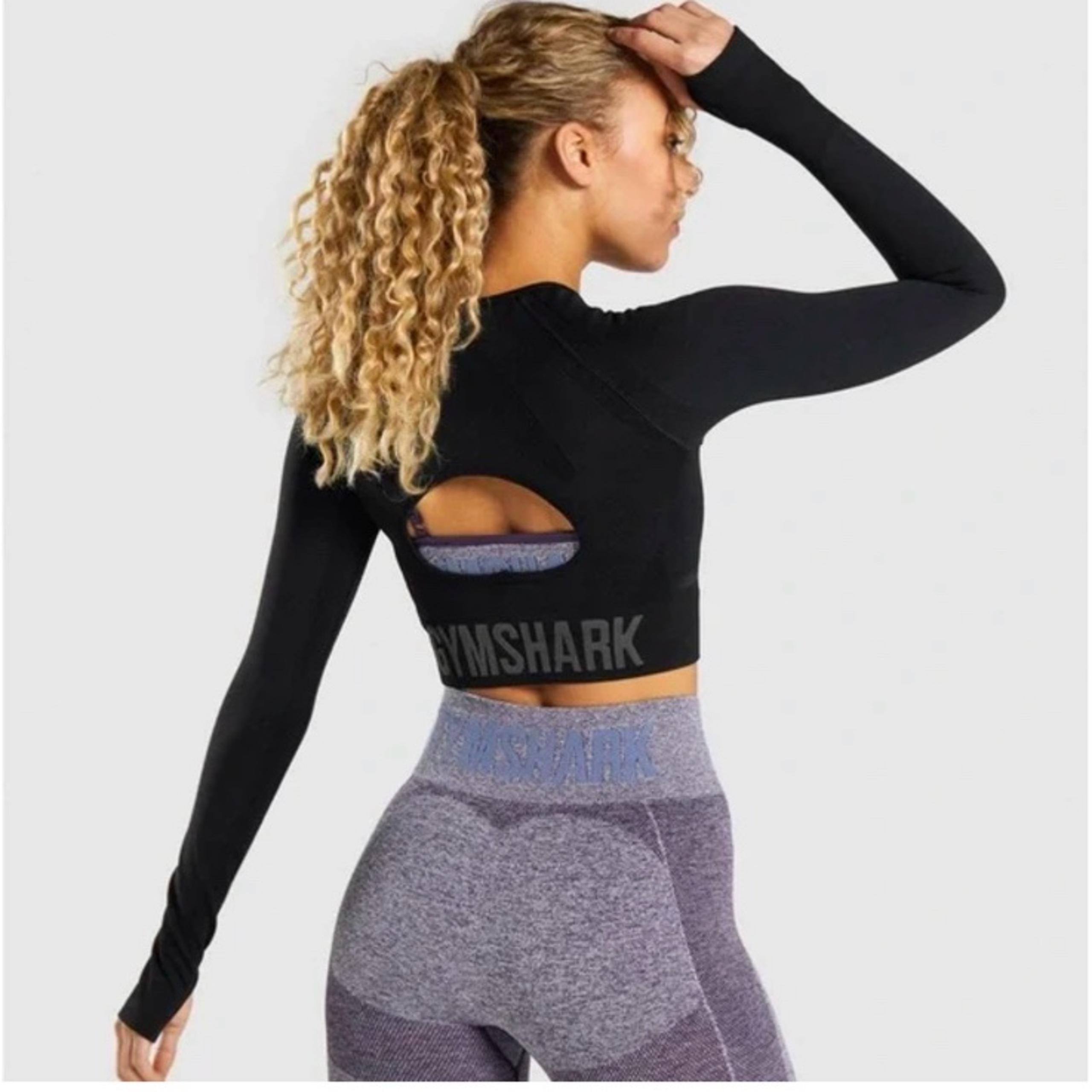 Gymshark Seamless Long Sleeve Cut Out Top