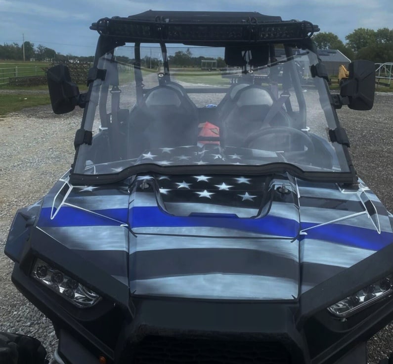 UTV Full Clear Windshield for 2014-2021 Polaris RZR 900 S RZR 1000 XP 1000 /4