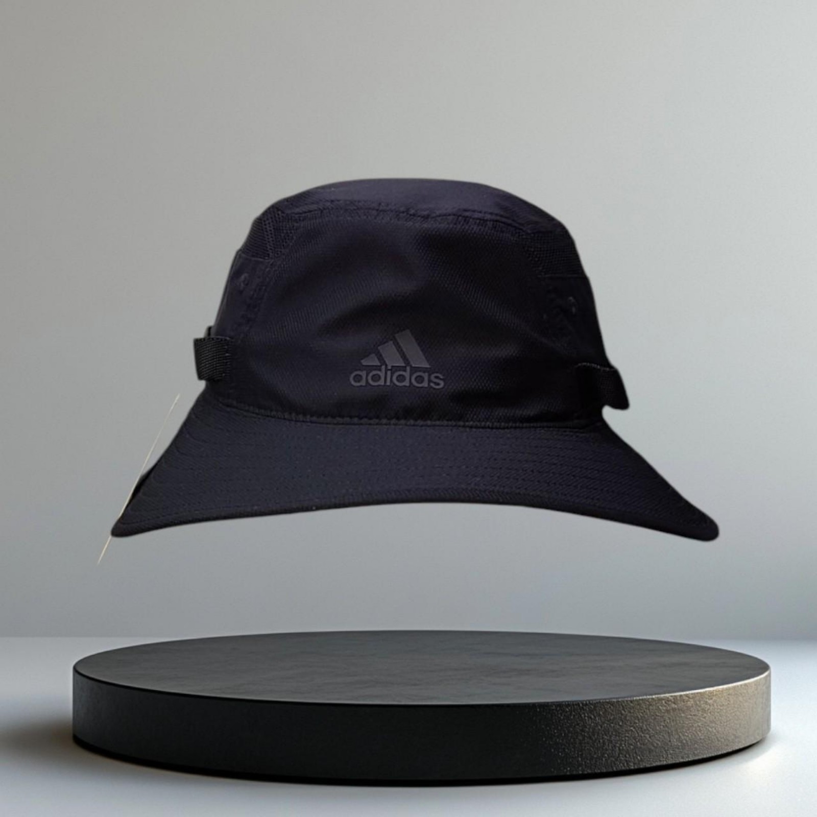 Adidas Mens Victory III Aeroready Sun Protect Bucket Hat Black Size S/M
