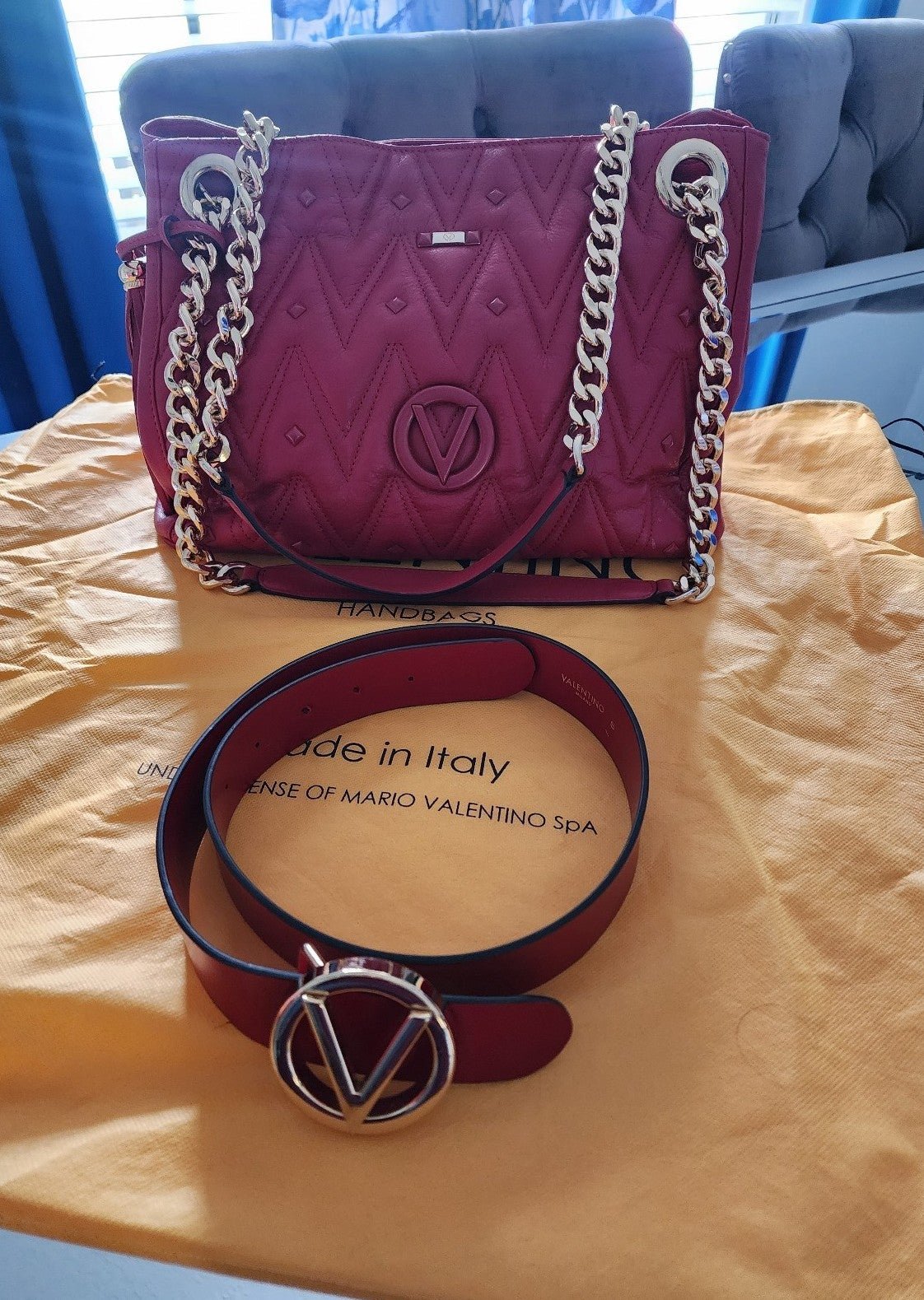 Valentino bag and belt