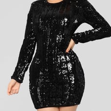Black formal dress