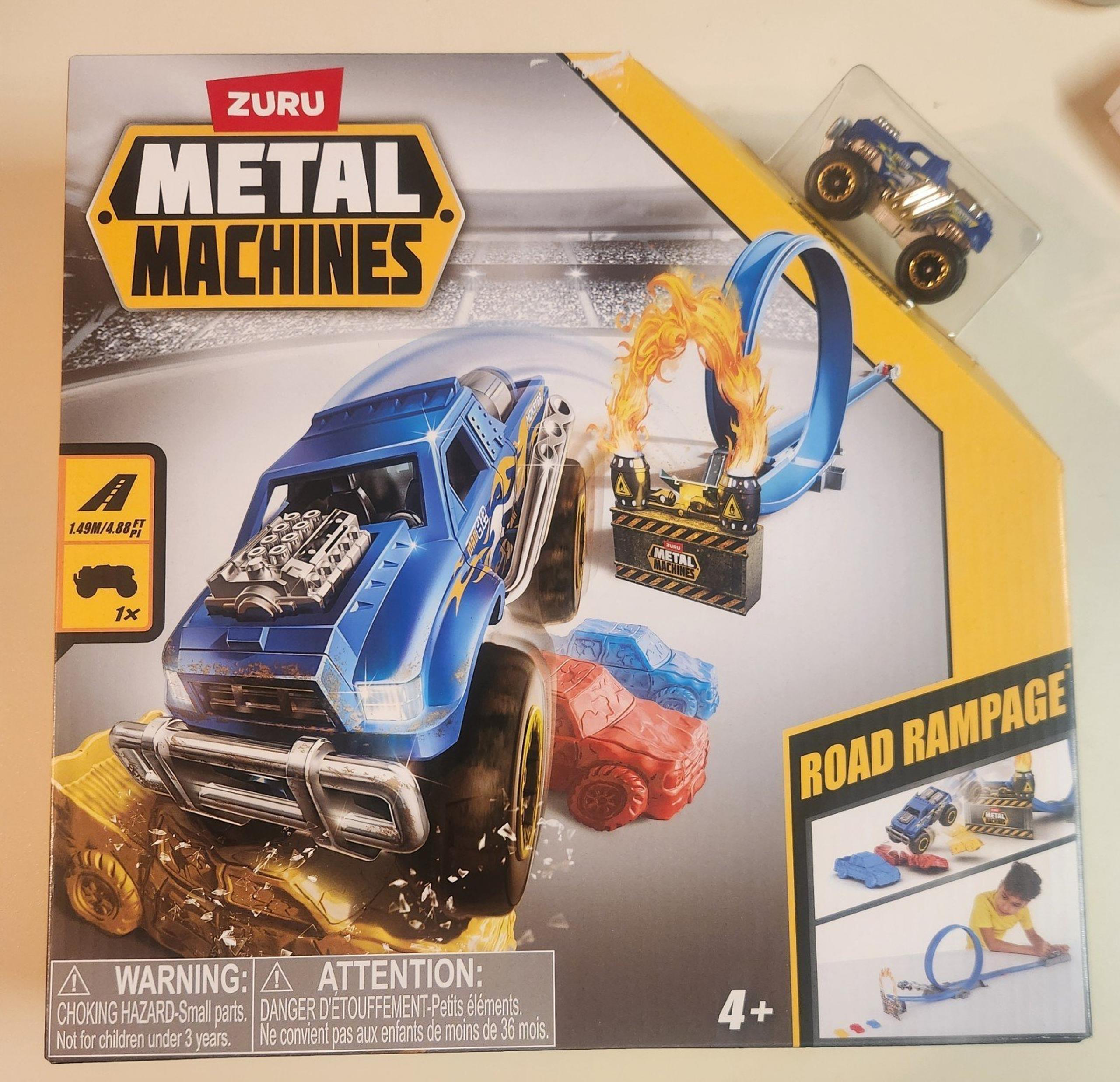 Zuru Metal Machine Road Rampage Truck and Track Toy