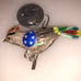Chinese Silver Enamel Bird Pin