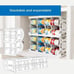 3pk shelf Reliance Cansolidator each one Holds 20 Cans w/Rotation & Adjustable.