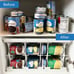 3pk shelf Reliance Cansolidator each one Holds 20 Cans w/Rotation & Adjustable.