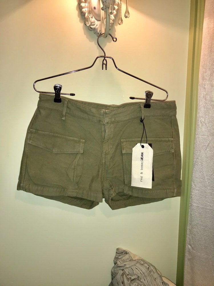 Rag and bone army jean shorts