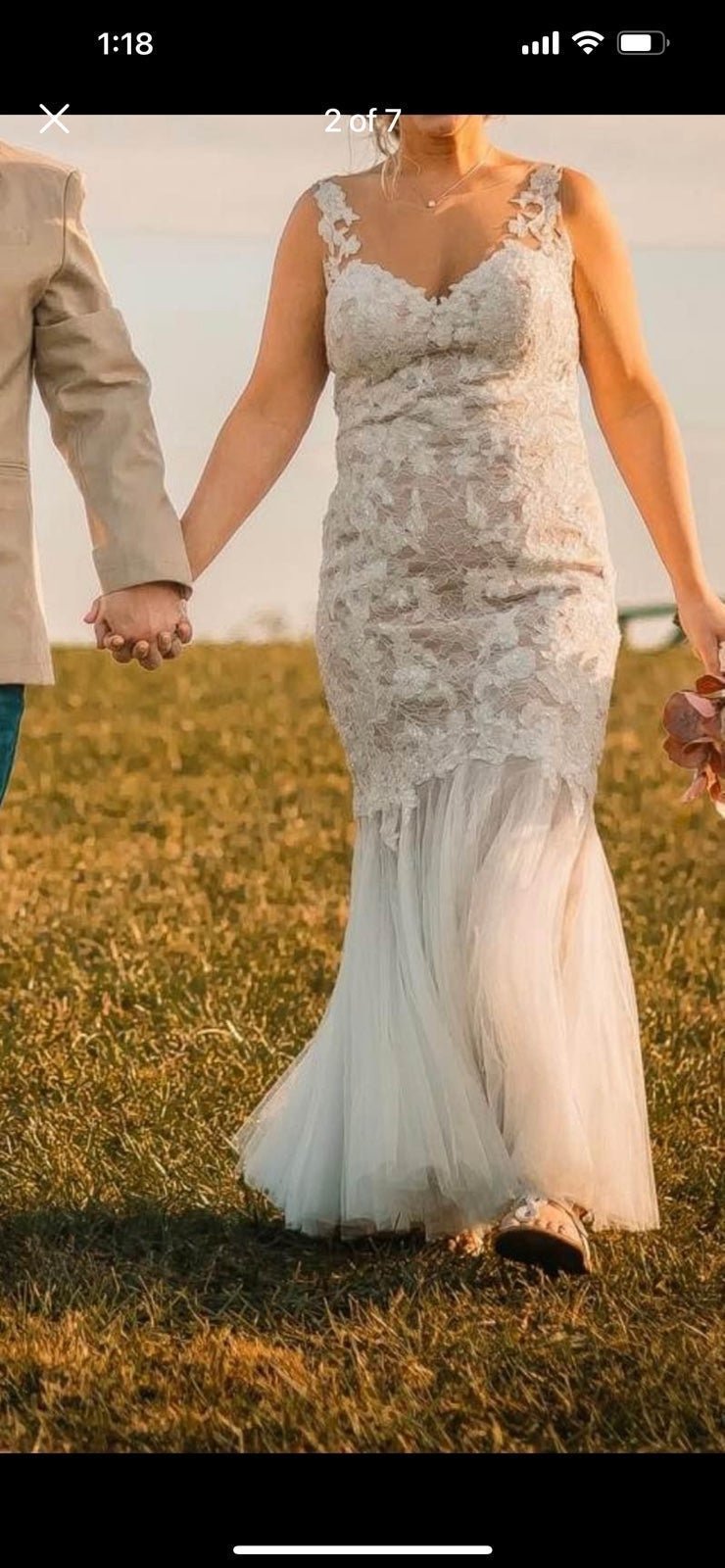 wedding dress size 8