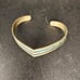 Turquoise onyx and Sterling silver cuff bracelet