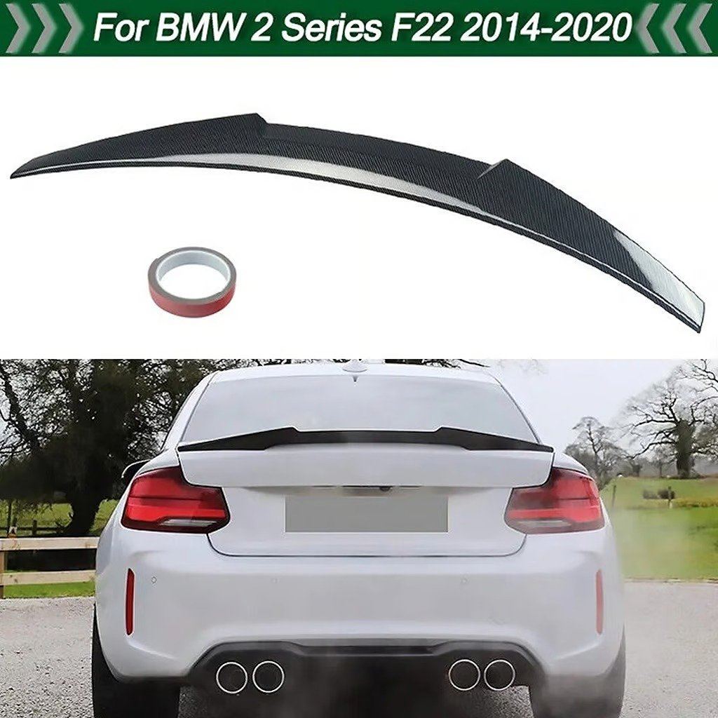 for 2014-2021 BMW 2 Series F22 Coupe M4 Style Rear Spoiler Brand New Gloss Black