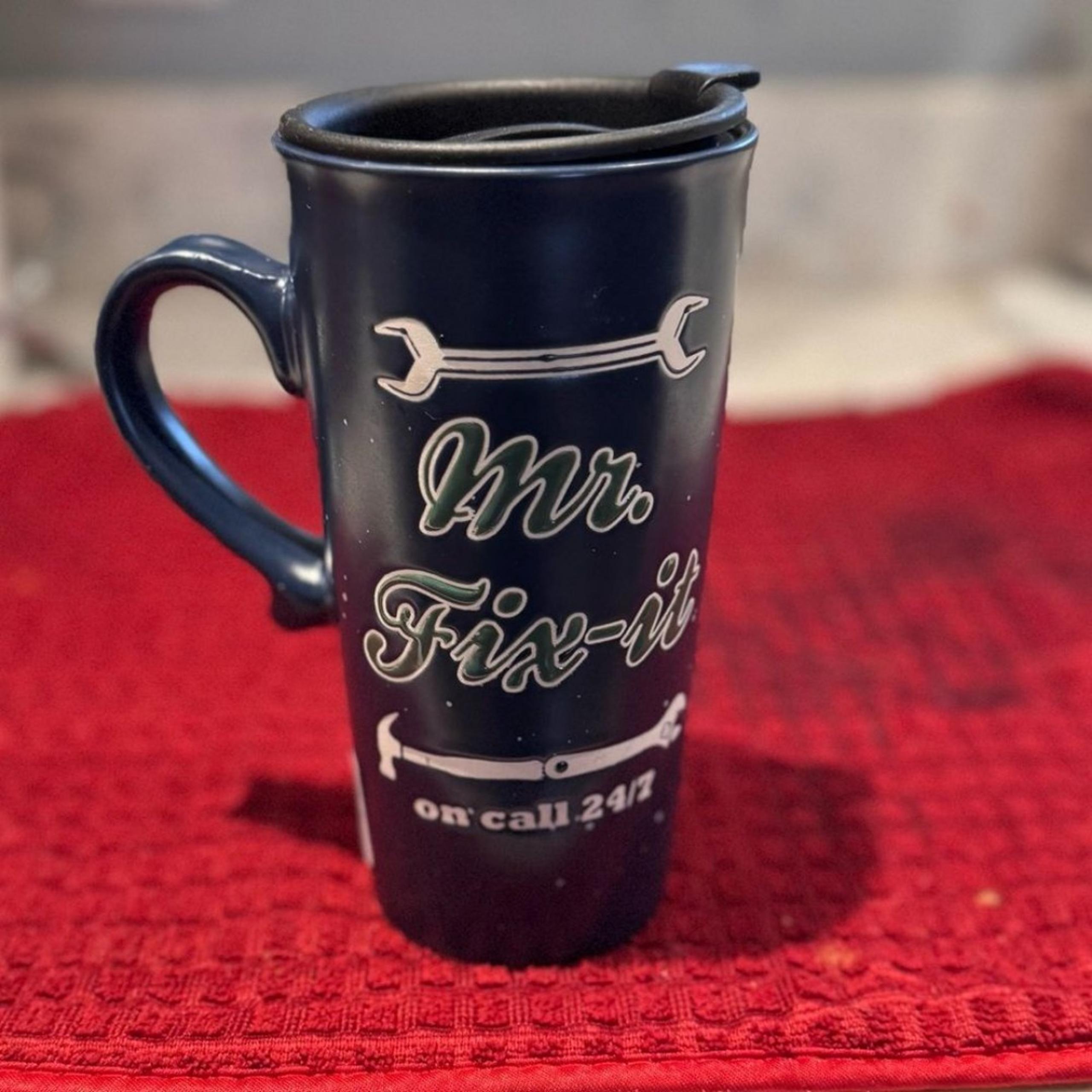 “Mr. Fix-it” Travel Mug - On Call 24/7 | Mechanic Gift - Father’s day gift