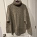 Oversized wool turtleneck sweater
