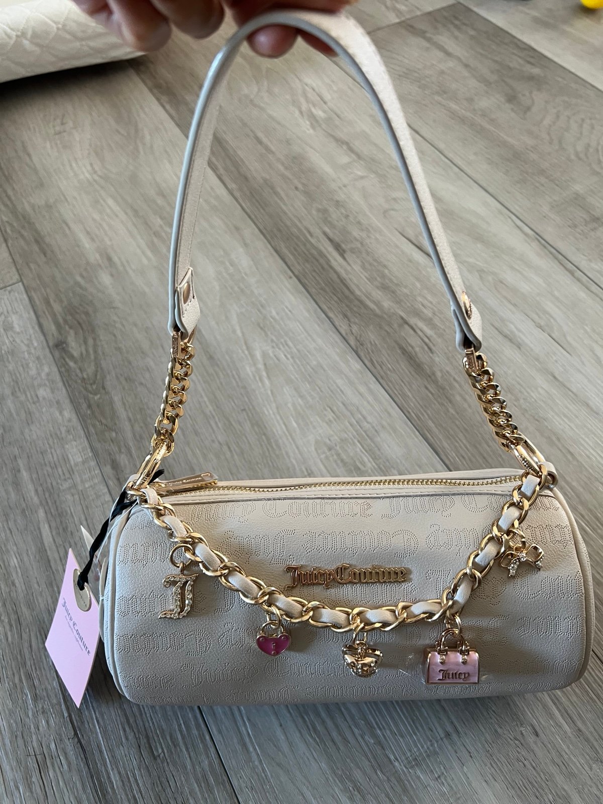 Juicy Couture Princess Charming Barrel Shoulder Bag Crystal