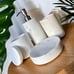 NEW 4Pc Genuine Marble Bath Set